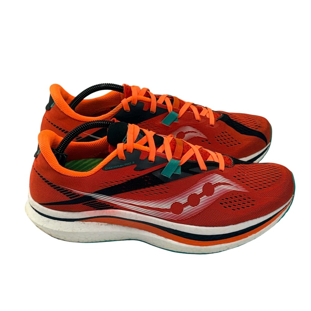 Saucony Endorphin Pro 2 Running Shoe Men 11.5 Scarlet Black Performance Athletic